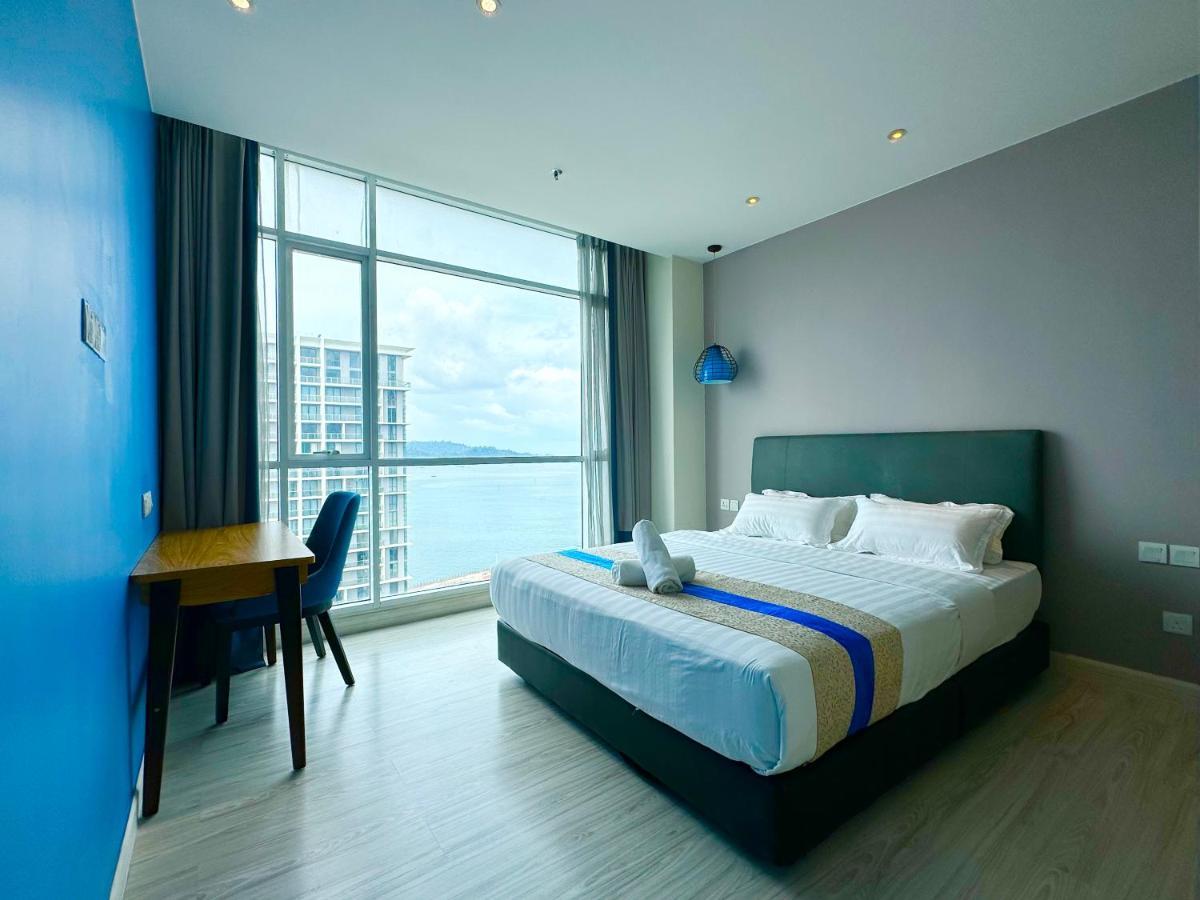 M Centro City Centre @ Gaya Street By Sunset Seaview Vacation Condos Kota Kinabalu Exteriör bild