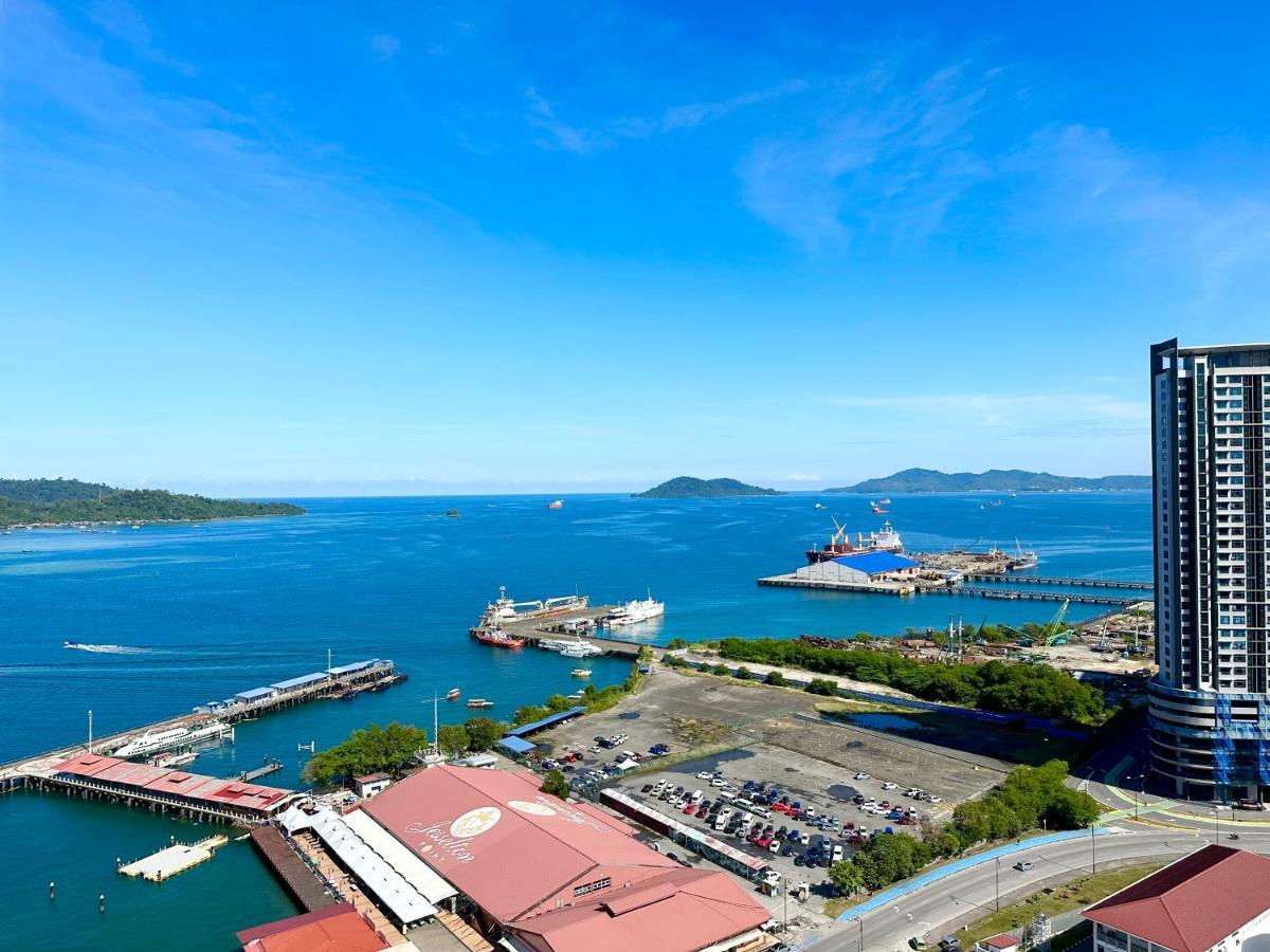 M Centro City Centre @ Gaya Street By Sunset Seaview Vacation Condos Kota Kinabalu Exteriör bild