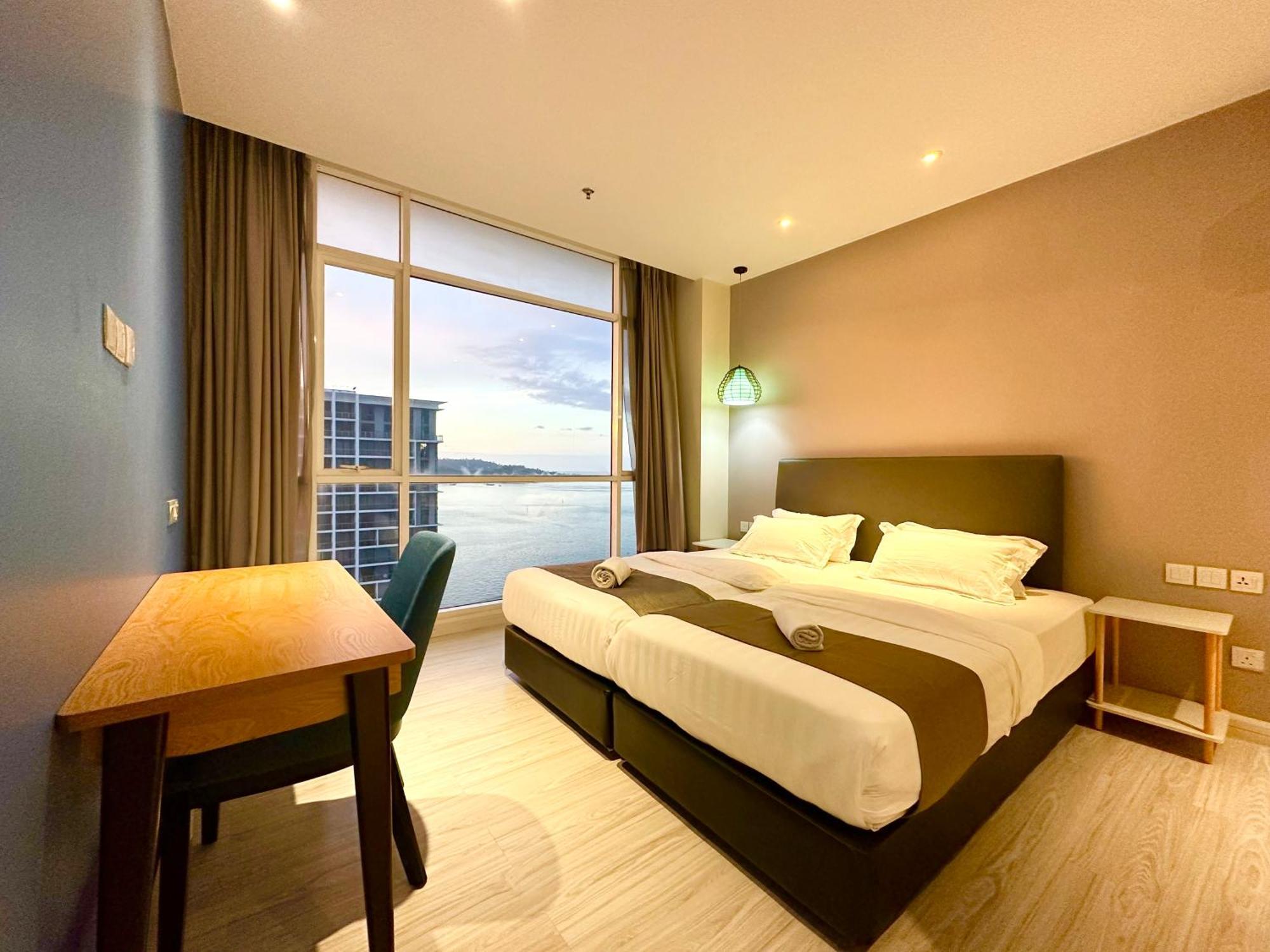 M Centro City Centre @ Gaya Street By Sunset Seaview Vacation Condos Kota Kinabalu Exteriör bild