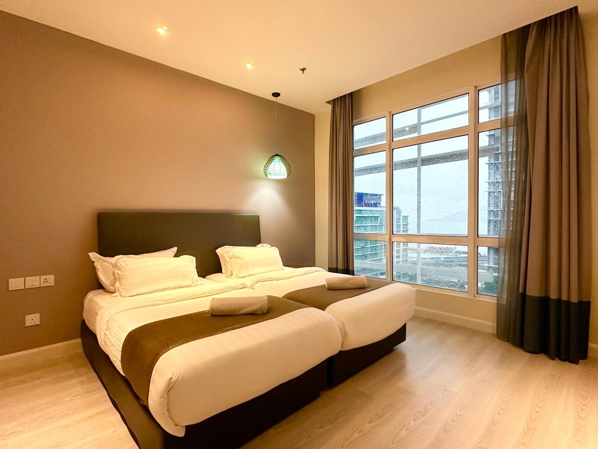 M Centro City Centre @ Gaya Street By Sunset Seaview Vacation Condos Kota Kinabalu Exteriör bild